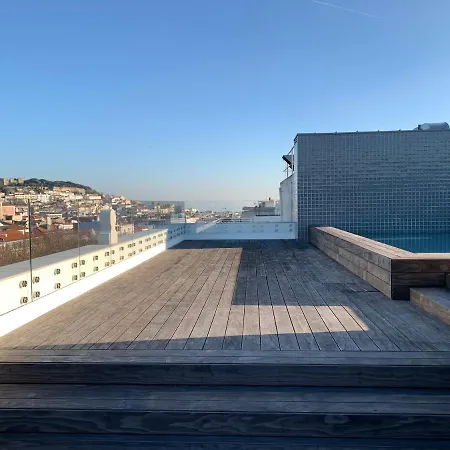 Апартаменты New!! Luxury Avenida Da Liberdade Flat- With Rooftop And Pool