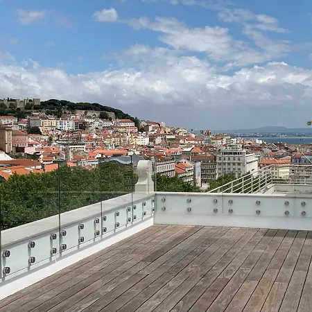 New!! Luxury Avenida Da Liberdade Flat- With Rooftop And Pool * Lisboa