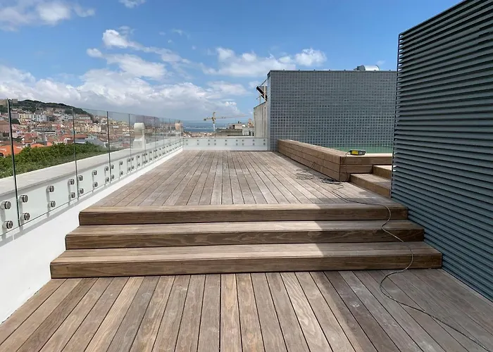 New!! Luxury Avenida Da Liberdade Flat- With Rooftop And Pool Apartament